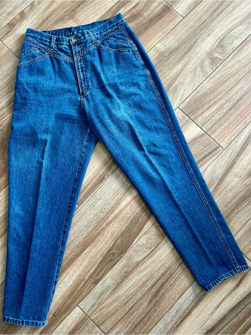 Rocky Mountain Blue Jeans 15/16 Vintage High Waisted Rockies Mom Bareback Jeans